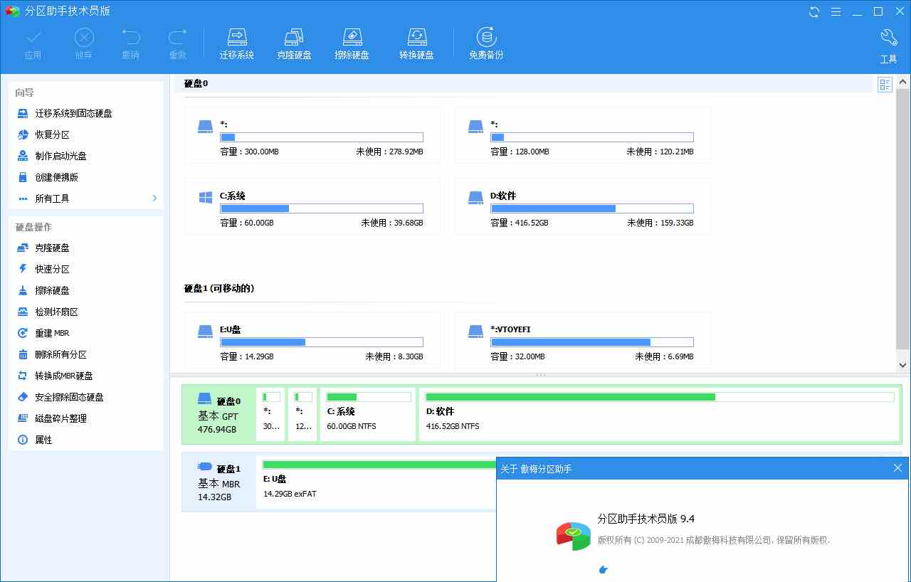 分区助手技术员v10.3.1特别版[db:副标题]-Azyku.com