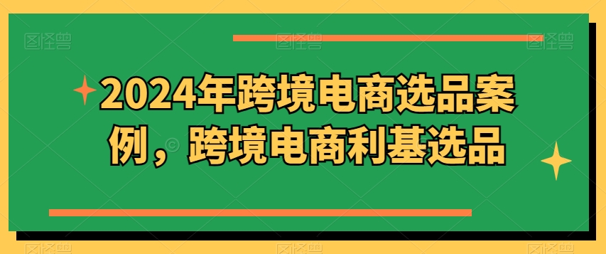 2024年跨境电商选品案例，跨境电商利基选品（更新）-Azyku.com