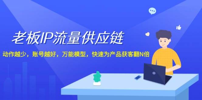 老板 IP流量 供应链，动作越少，账号越好，万能模型，快速为产品获客翻N倍-Azyku.com