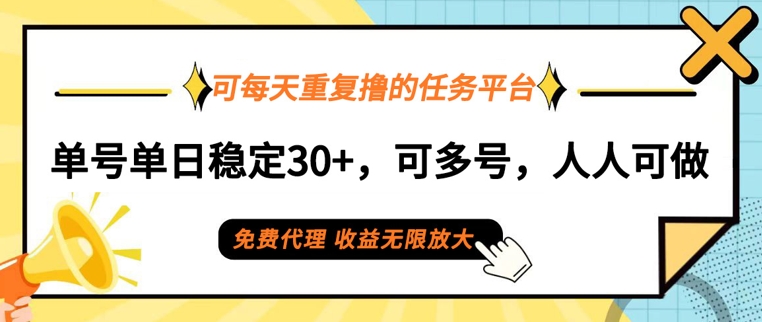 可每天重复撸的任务平台，单号单日稳定30+，可多号，可团队，提现秒到账-Azyku.com