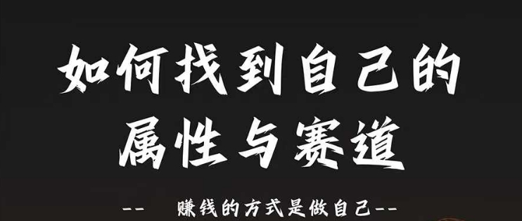 赛道和属性2.0：如何找到自己的属性与赛道，赚钱的方式是做自己-Azyku.com