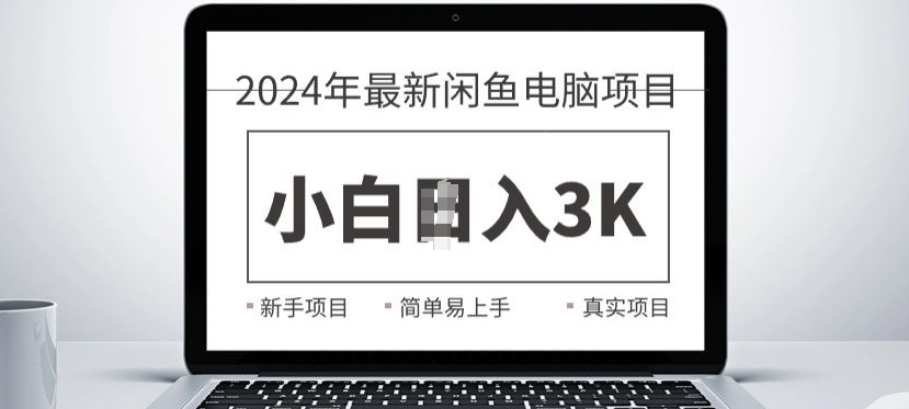 2024最新闲鱼电脑项目，动手就能吃肉的好项目-Azyku.com