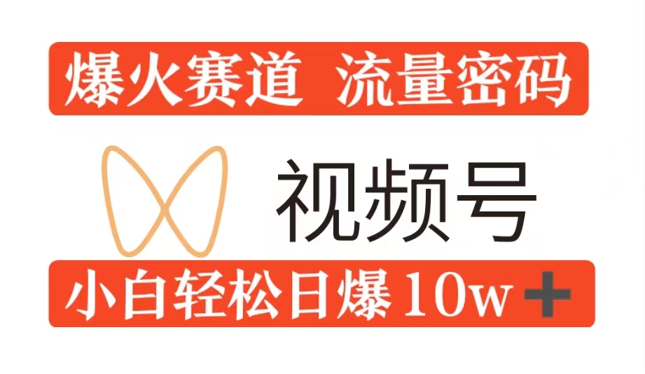 0粉在视频号爆火赛道流量密码，模式全方位，小白轻松日爆10w+流量-Azyku.com